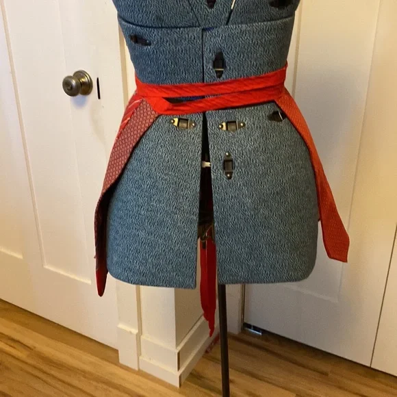 Vintage tie apron - Picture 2 of 6